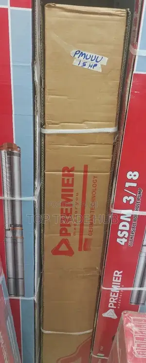 Premier Deep Well Submersible Pump 1.5HP 100m Head
