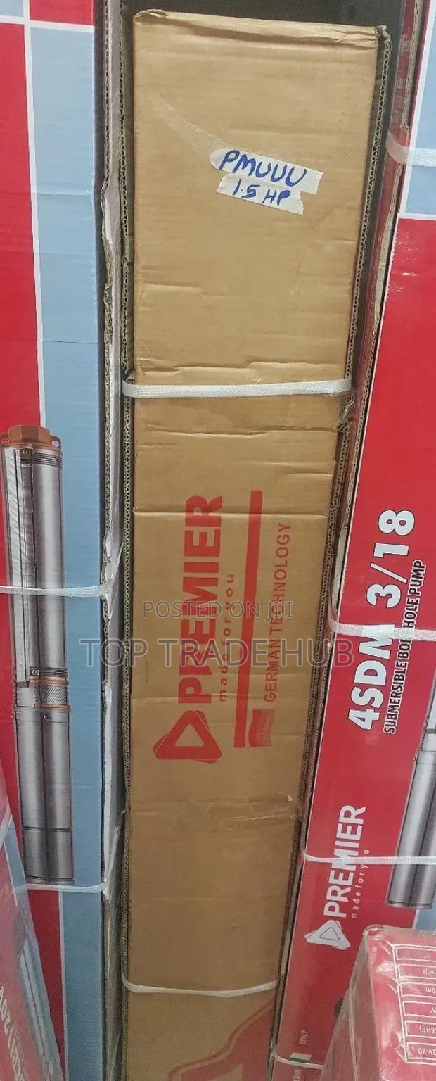 Premier Deep Well Submersible Pump 1.5HP 100m Head