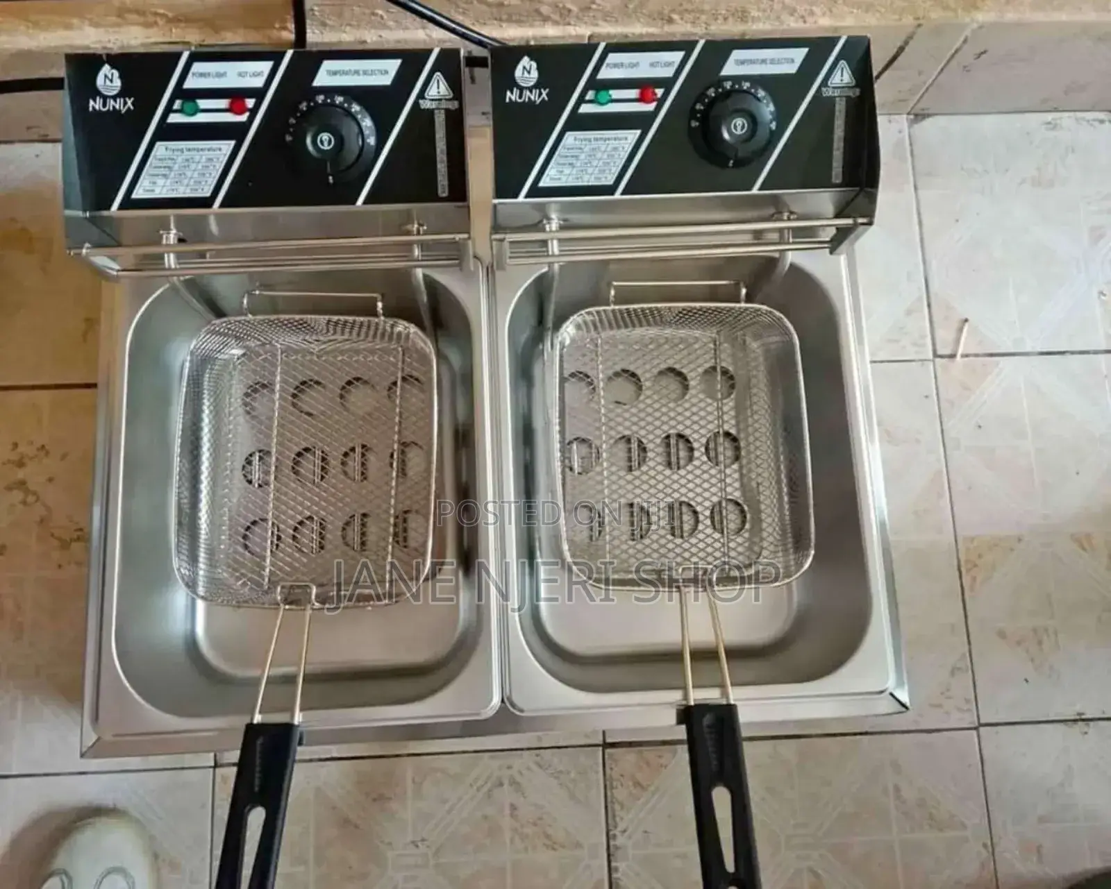 Fantastic Nunix Double Deep Fryer 6l +6l