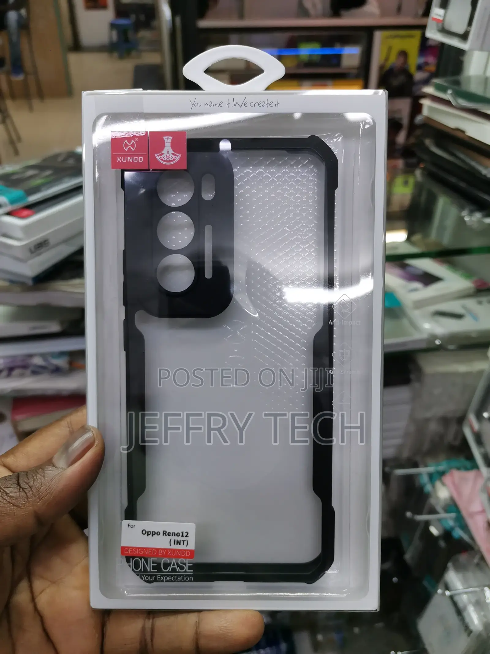 Xundd Case for Oppo Reno 12 Shockprooft Shell Acrylic TPU