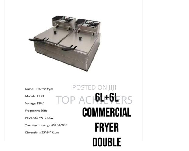 Commercial Double Commercial Chips Fryer - main view
