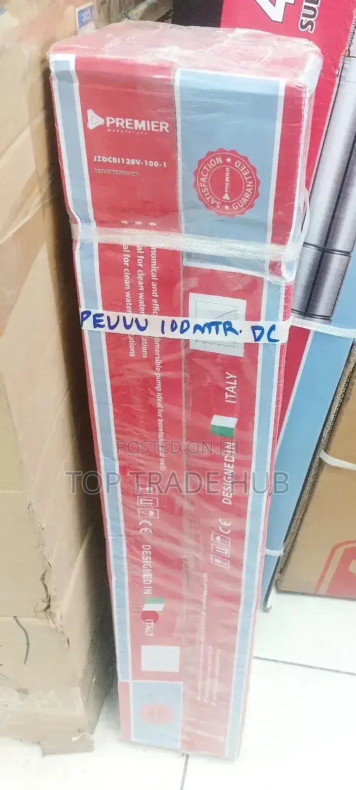 Premier 100m DC Deep Well Submersible Pump 1000watts 120v
