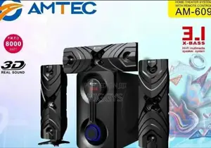 New Amtec 3 .1 8000watts A.M-609 Woofer H-6