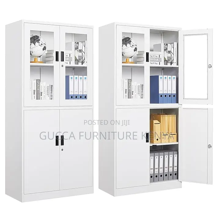 Cabinets:2-Door Steel Storage Office Cabinet With Lock