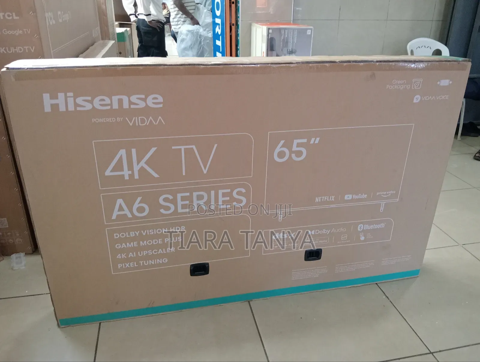 Hisense 65 Inches Smart Vidaa A6 Tv
