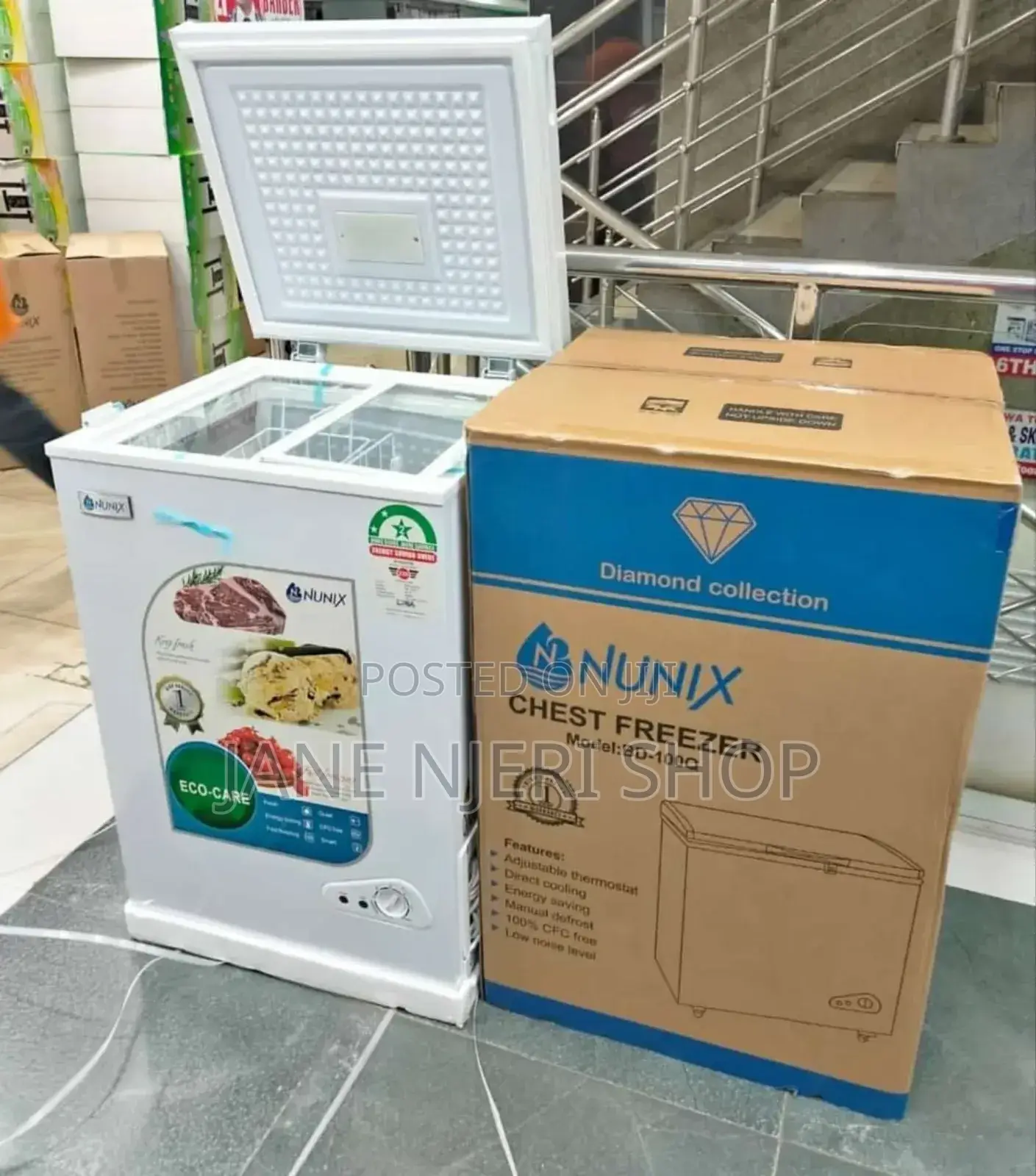 High Quality Nunix Chest Freezer 100litres