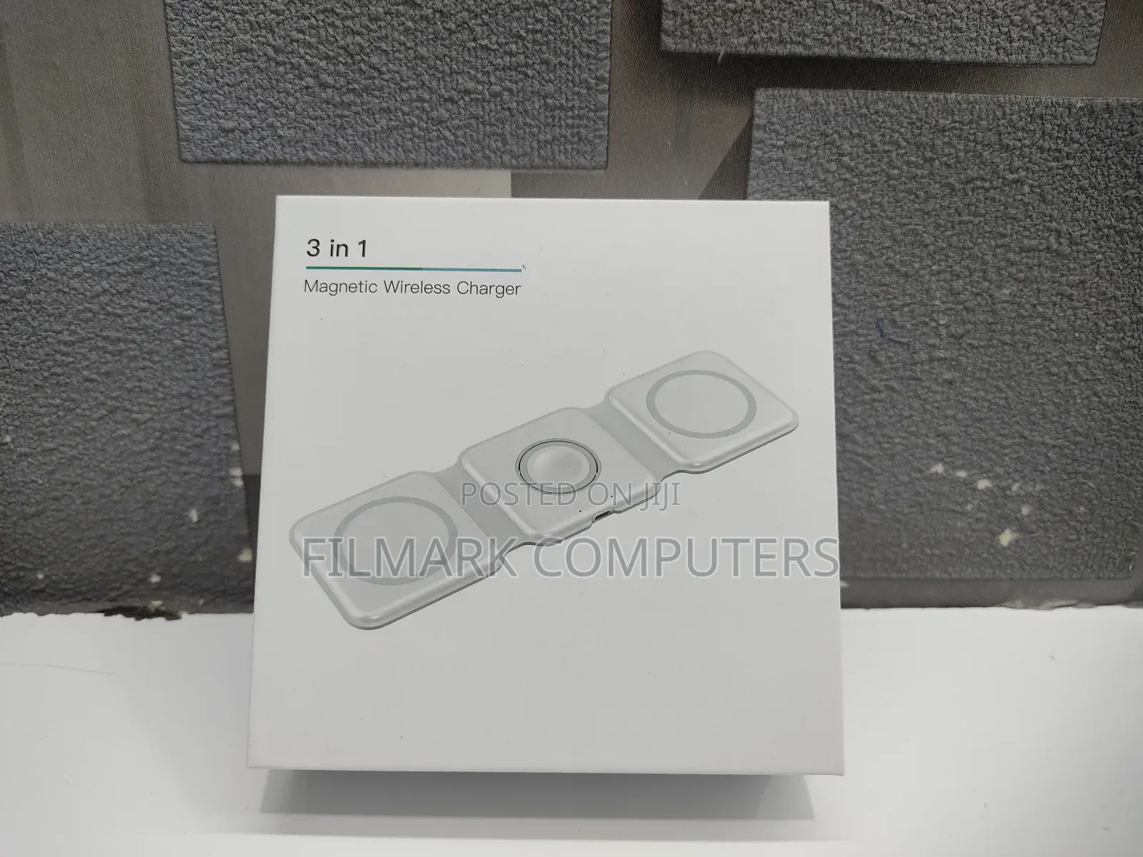 Wireless Charger, Magnetic Foldable 3 in 1 Fast Charger