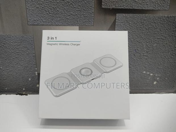 Wireless Charger, Magnetic Foldable 3 in 1 Fast Charger