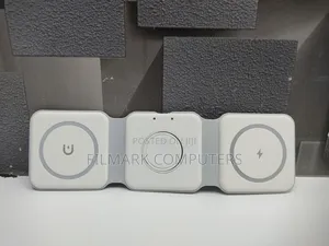 Wireless Charger, Magnetic Foldable 3 in 1 Fast Charger