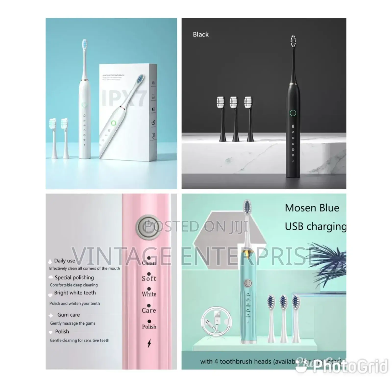 *Rechargeable Electric Toothbrush With USB*