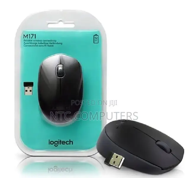 Logitech M171 Wireless Mouse - Black - 910-004424