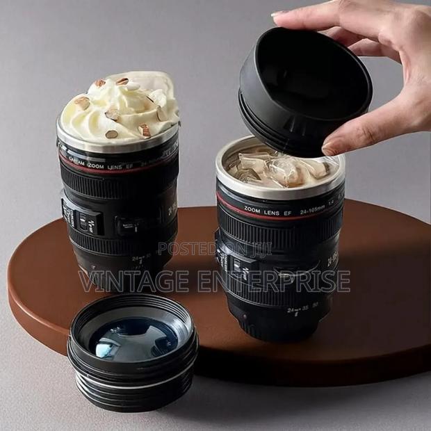 *400ml Camera Lens Thermo Cup*