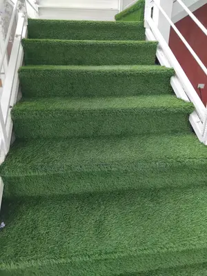 Staircase Luxury Green Carpet