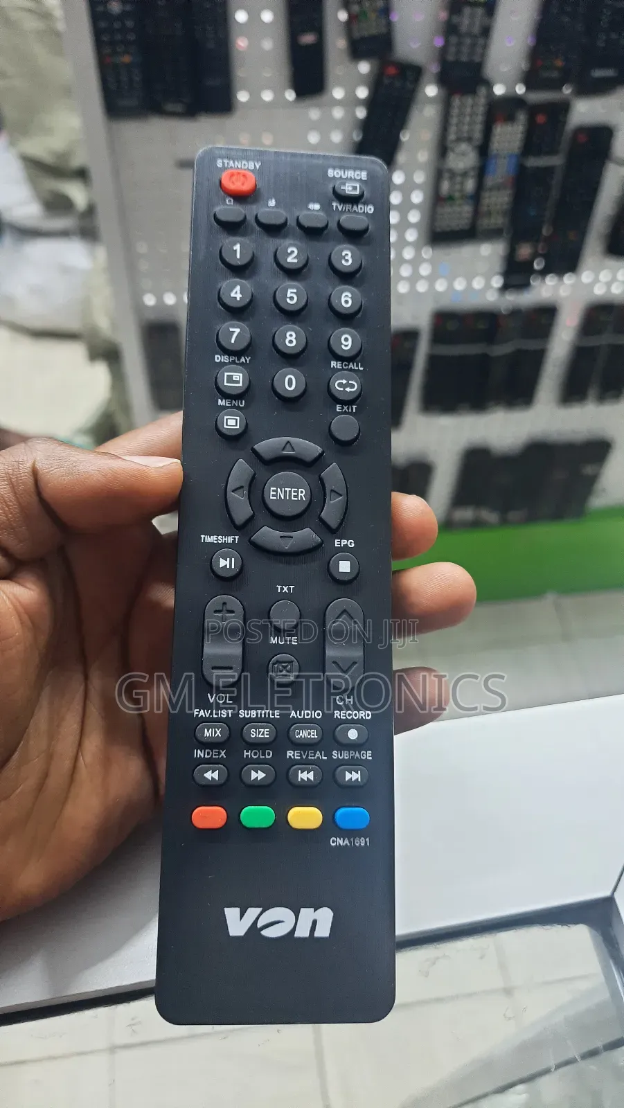 Brand New VON Television Replacement Remote Control.