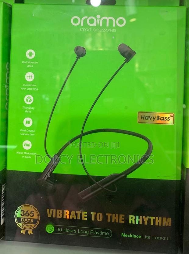 Oraimo Necklace Lite Call Vibration Wireless Headphones - main view