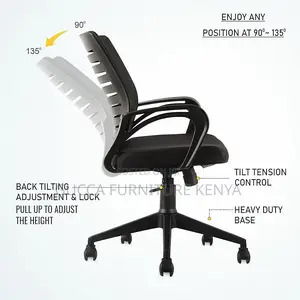 Office Chairs: Heavy Duty Mid Back Mesh Office Chair