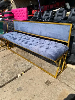 Grey Waiting Bench 7ft