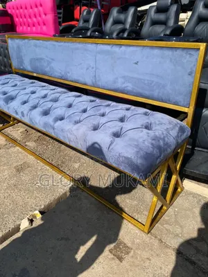 Grey Waiting Bench 7ft