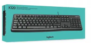 Logitech Wired Keyboard - Black - 920-002508