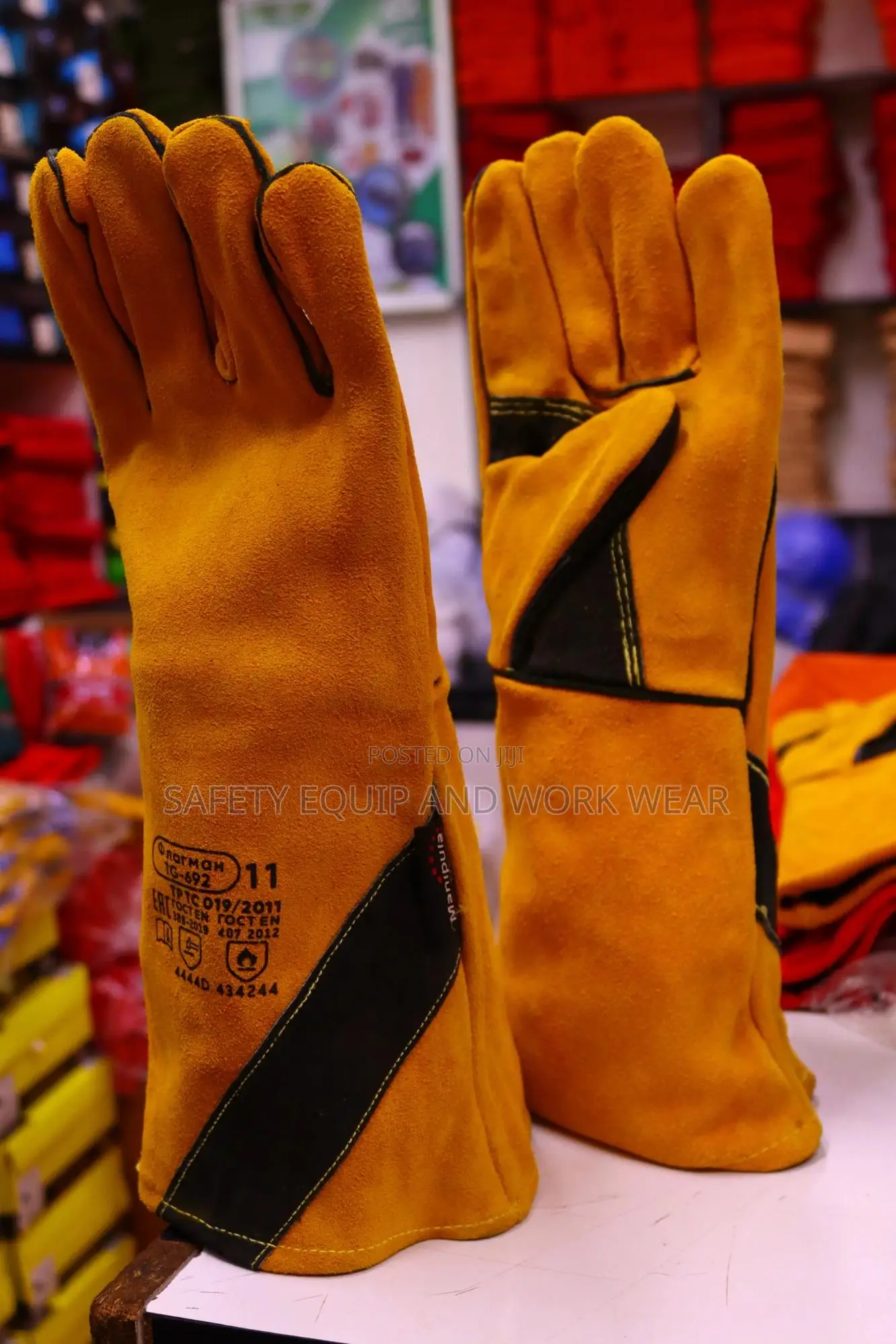 Yellow Welding Gloves