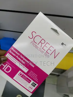 8 Inches Tempered Glass Screen Protector