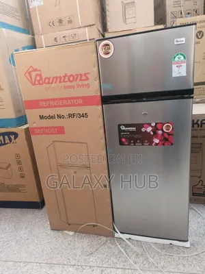 204 Litres Ramtons Rf/345 Silver Double Door Refrigerator