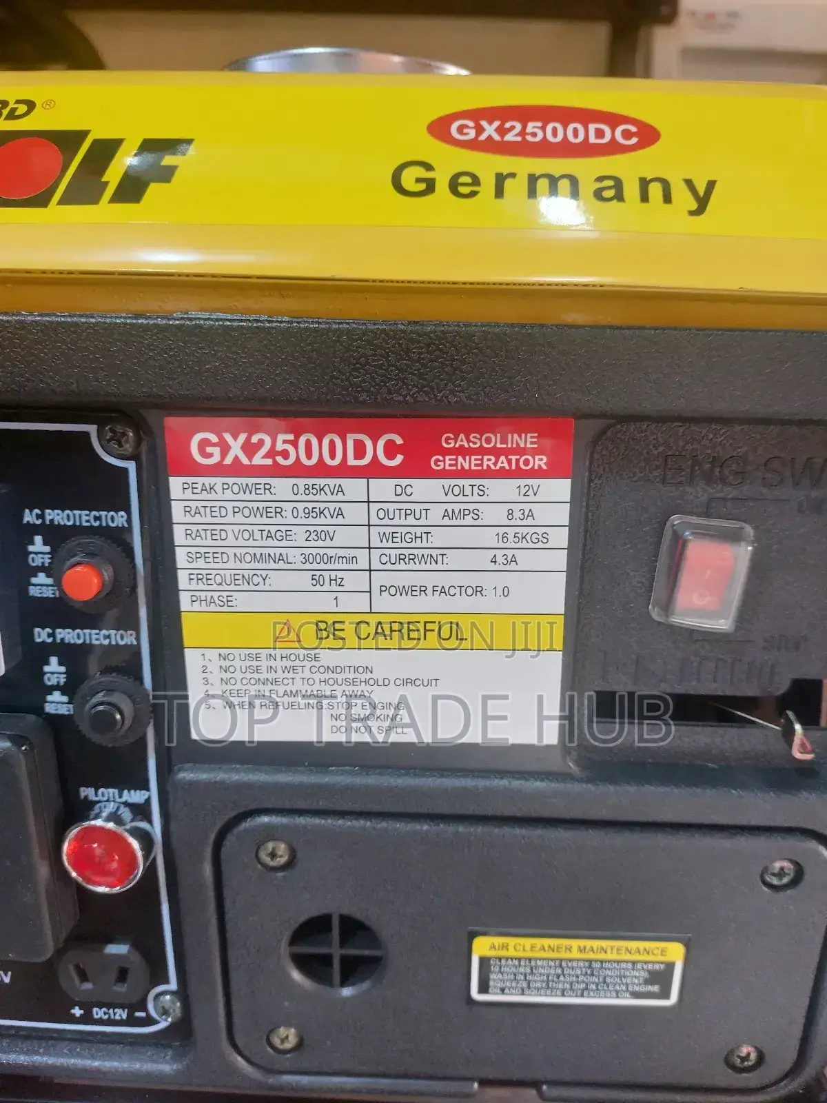 Lenhard Golf GX2500DC 1kva Petrol Generator