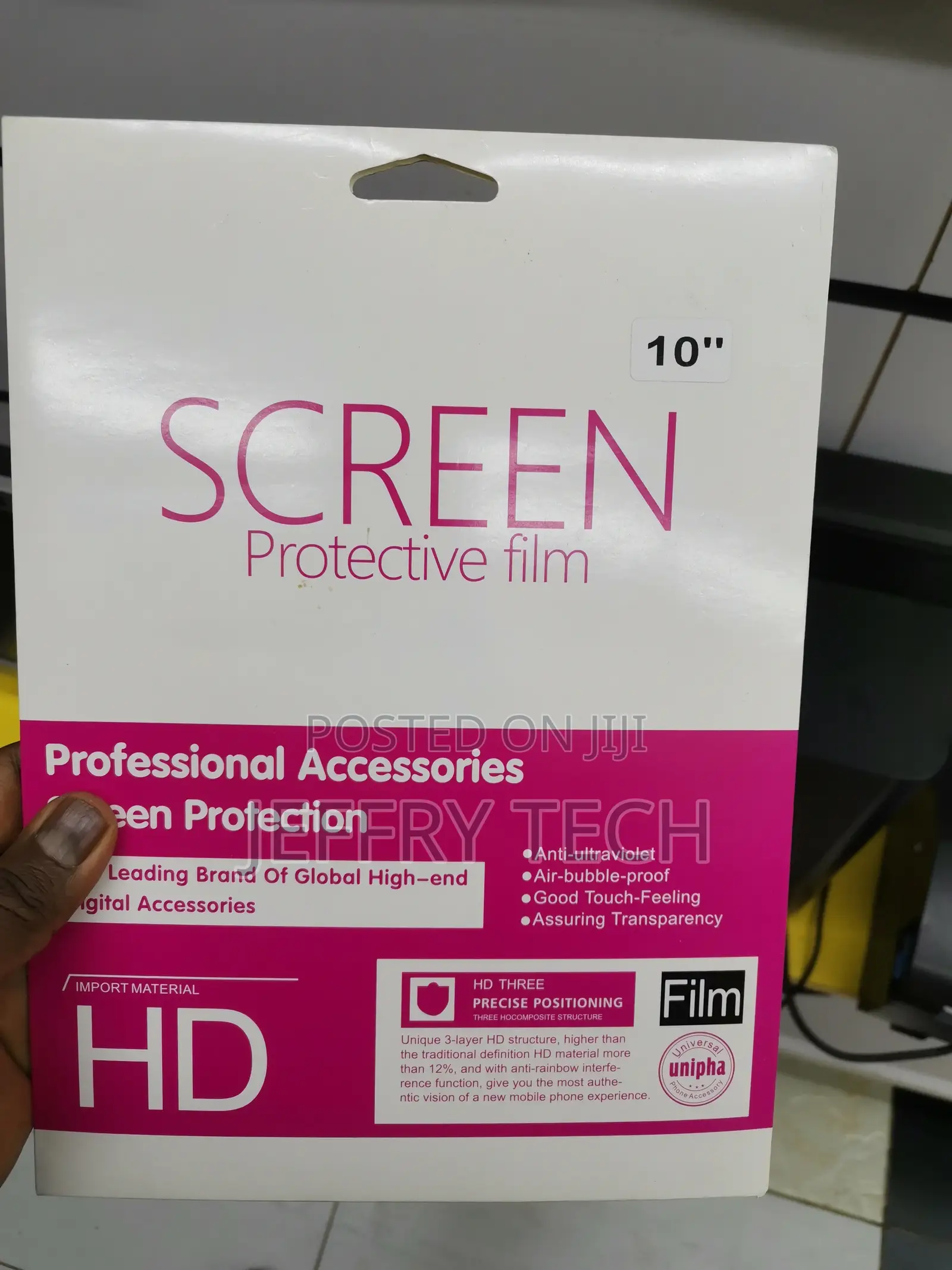 10 Inch Tablet Screen Protector Clear Shield Tempered Glass