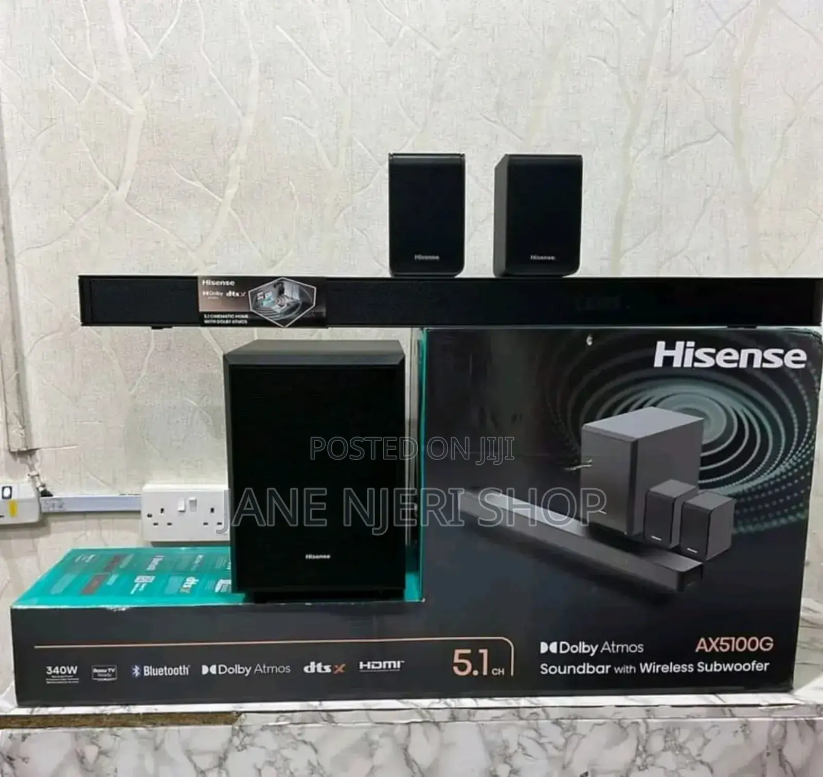 Amazing Hisense 340w 5.1 Ax5100g Sound Bar