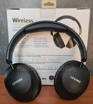 Levore Wireless Headphones Stereo Bass Sound - Lhb61-Bk