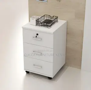 Office Cabinets:3-Drawer Mobile Pedestal Office Cabinet