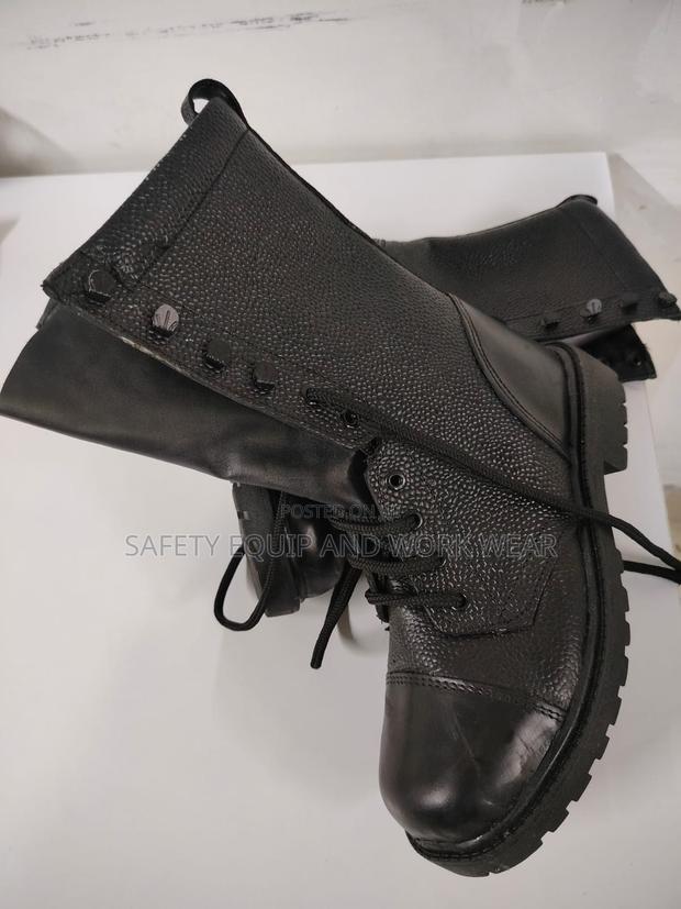 Leather Security Boots