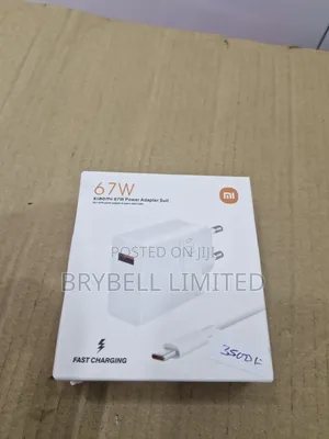 Redmi Xiaomi 67 Power Adapter Suit and Type C Data Cable