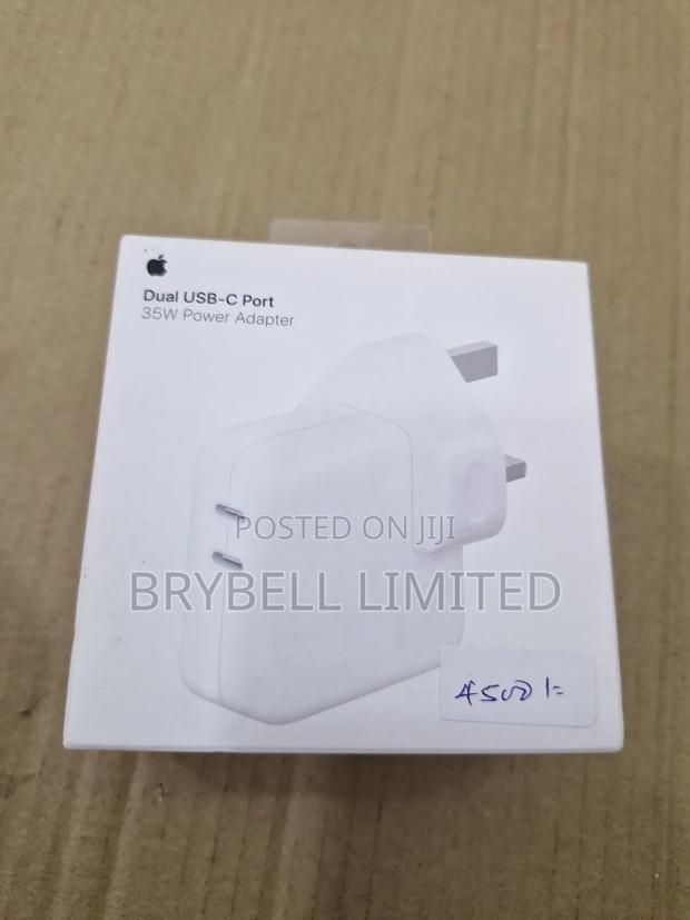 35 Watts Original Dual USB - C Port Apple Power Adapter