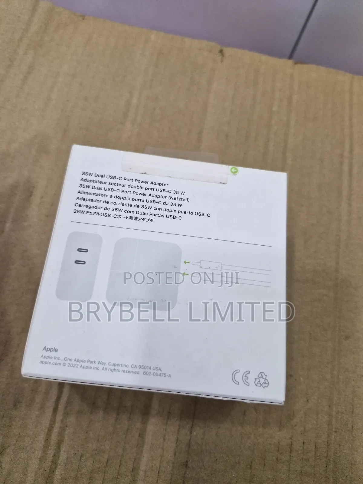 35 Watts Original Dual USB - C Port Apple Power Adapter