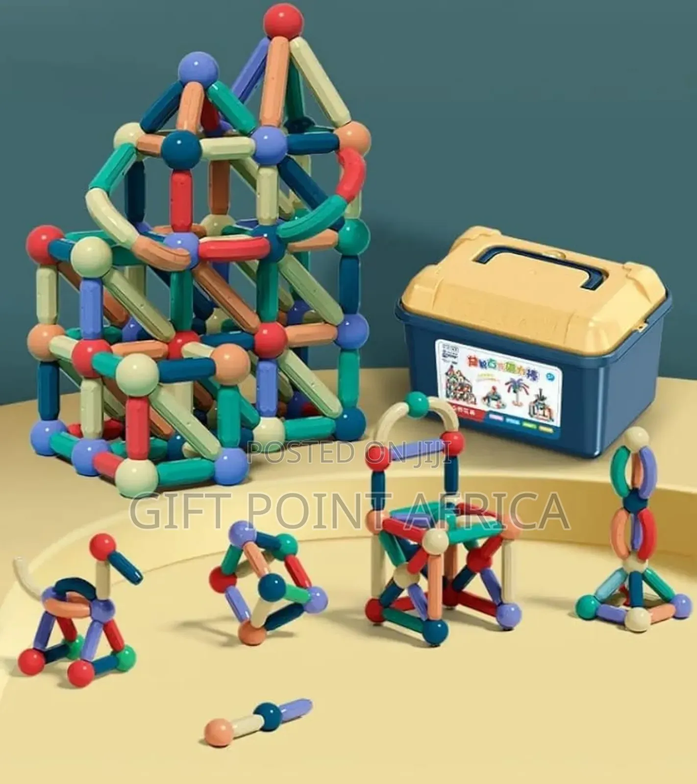 108 Pieces of Magnetic Sticks for Kids