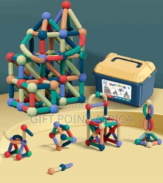 108 Pieces of Magnetic Sticks for Kids - main view