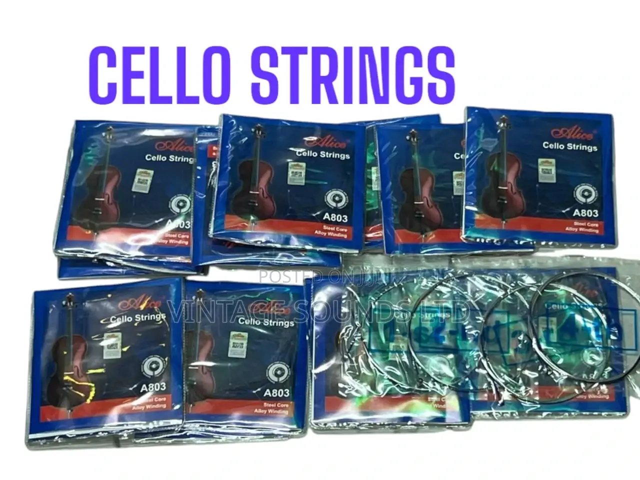 ALLICE Cello Strings Full Set (A-D-G-C)