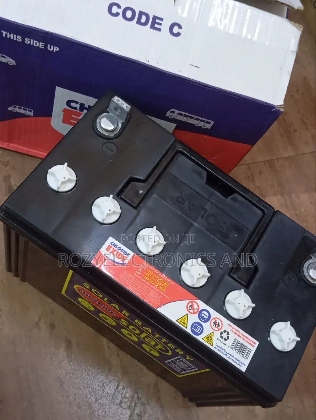 Chloride Exide Solar Battery N75 Ah