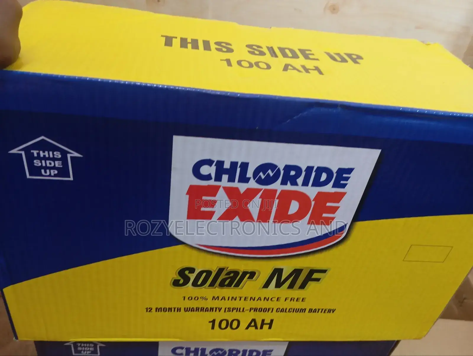 Chloride Exide Solar Battery 100ah
