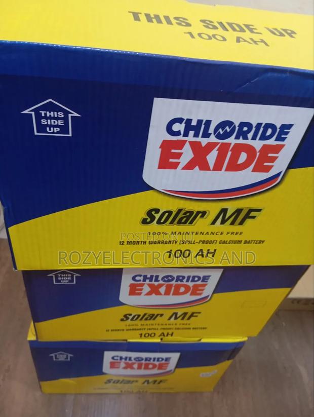 Chloride Exide Solar Battery 100ah - thumbnail 2