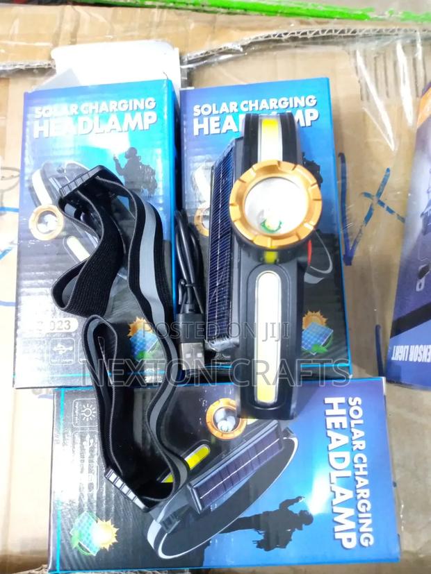 Solar Charging Headlamp - main view