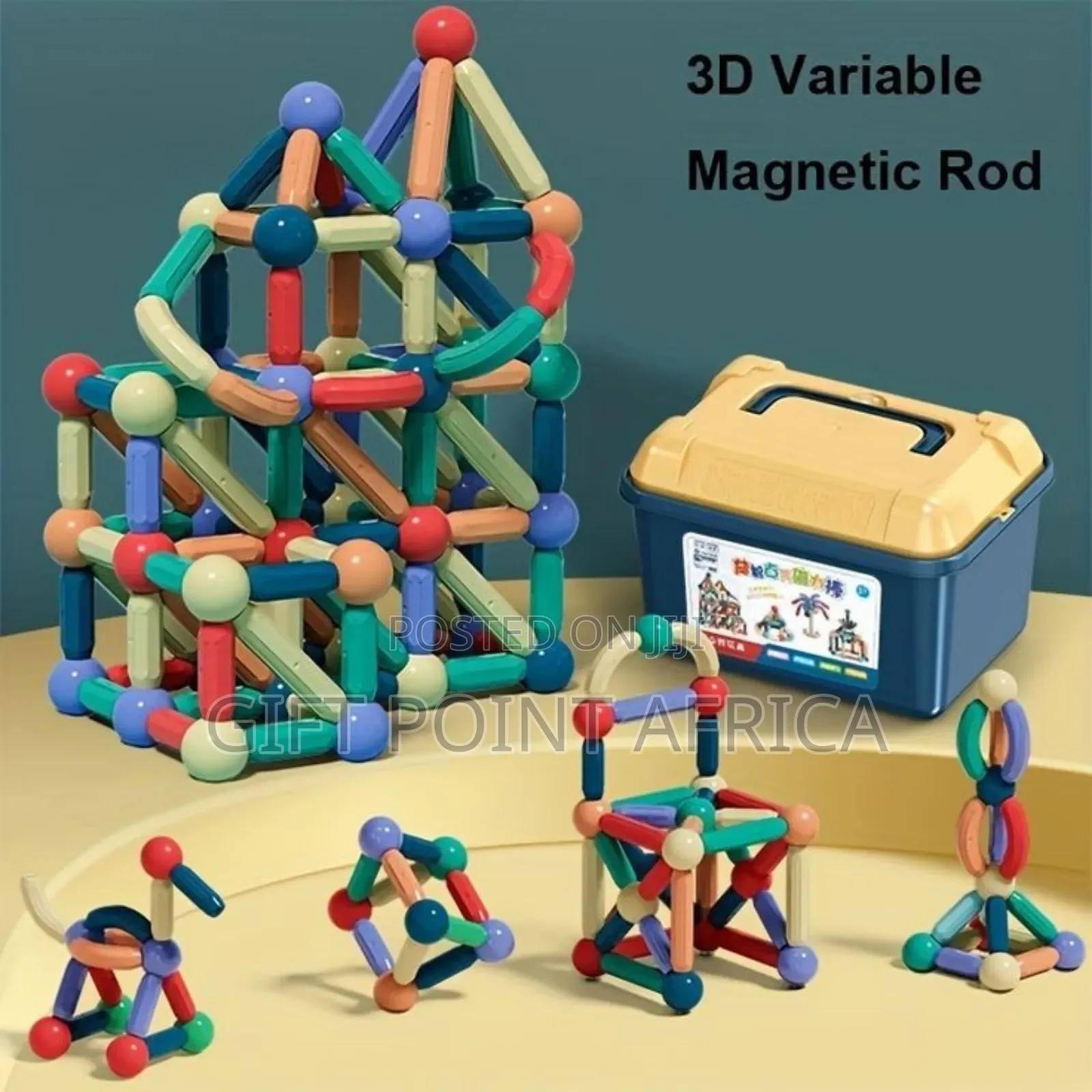 72 Pieces Magnetic Sticks for Kids