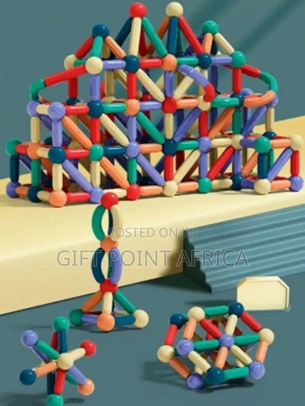 72 Pieces Magnetic Sticks for Kids