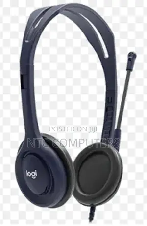 Logitech H111 Stereo Headset - Black (3.5mm Jack) - 981-0005