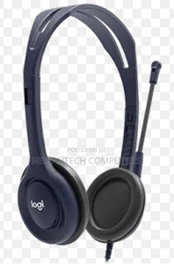 Logitech H111 Stereo Headset - Black (3.5mm Jack) - 981-0005 - thumbnail 3