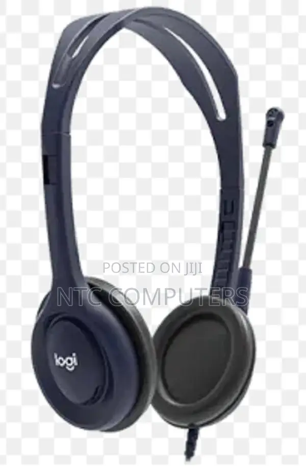 Logitech H111 Stereo Headset - Black (3.5mm Jack) - 981-0005
