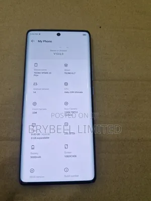 Tecno Spark 20 Pro Plus 256 GB Gray