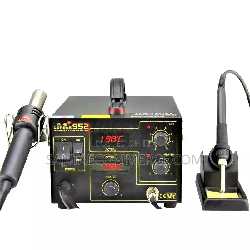 Gordak 952 2 in 1 Soldering Iron Gun and Hot Air SMD Rework