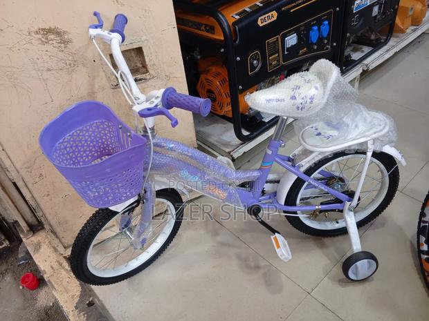 Purple Kids Bicycle 16 - main view